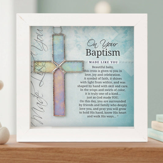 Baptism Framed Glass