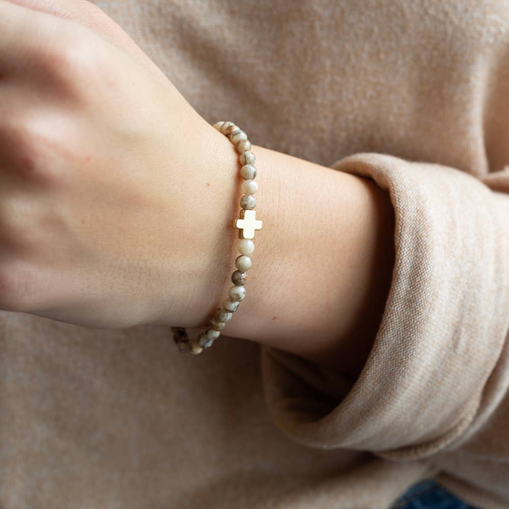 Faith/Fear Bracelet w/ Cross