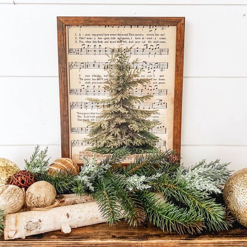 Amazing Grace Tree Sign