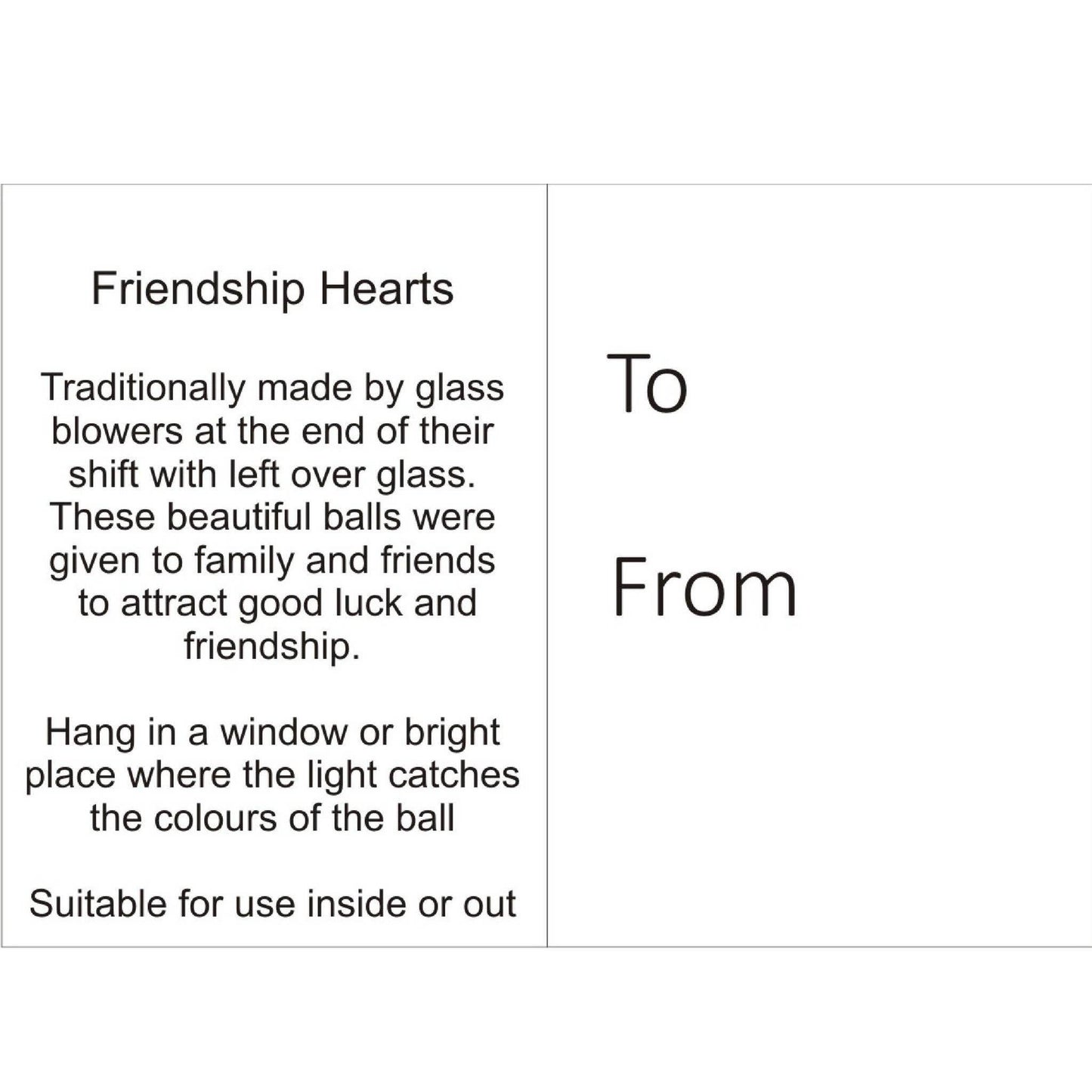 Orb Friendship Heart - Multi