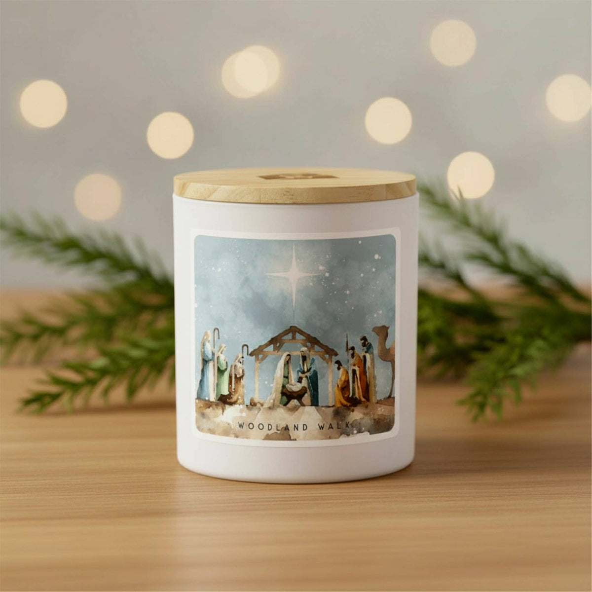 Watercolor Nativity