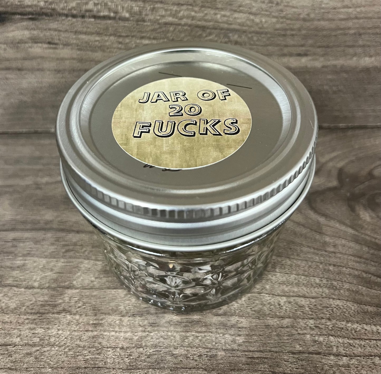 Jar of 20 Fucks to give