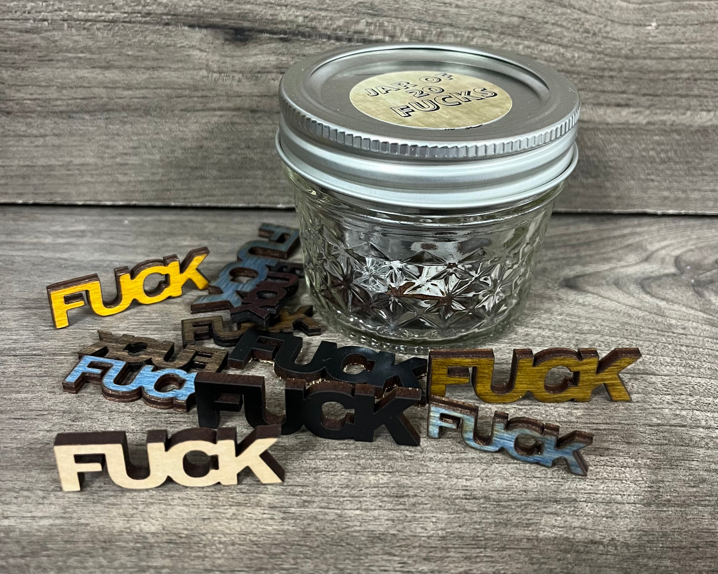 Jar of 20 Fucks to give
