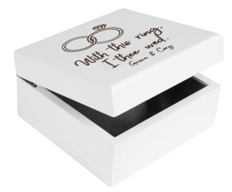 Jewelry  Box White