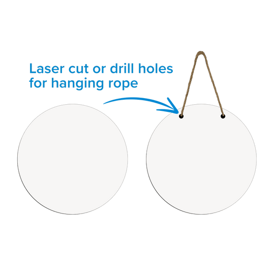 Hardboard 12 INCH ROUND