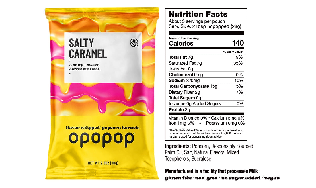 Salty Caramel Sachets