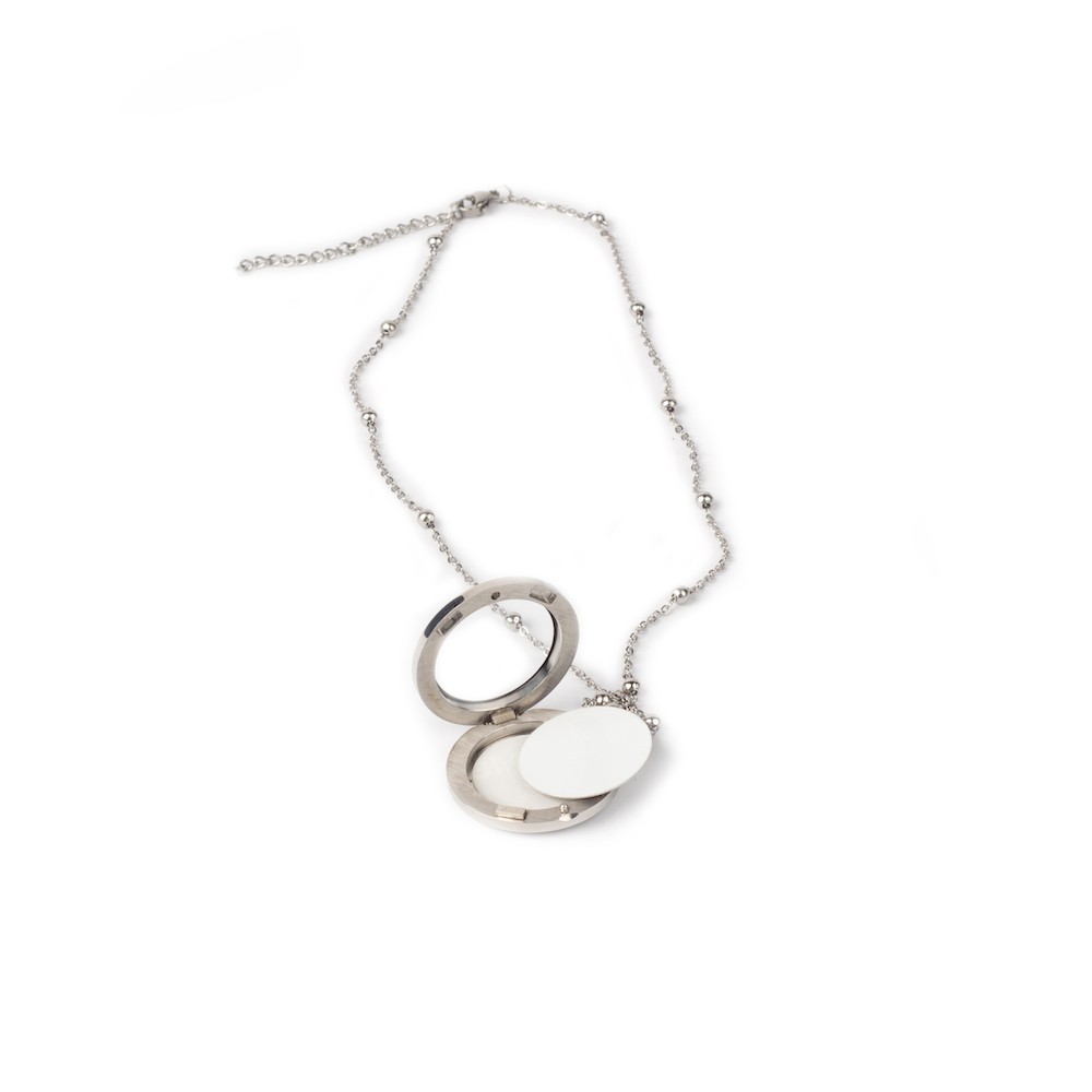 Sub Necklace w/locket beaded ch