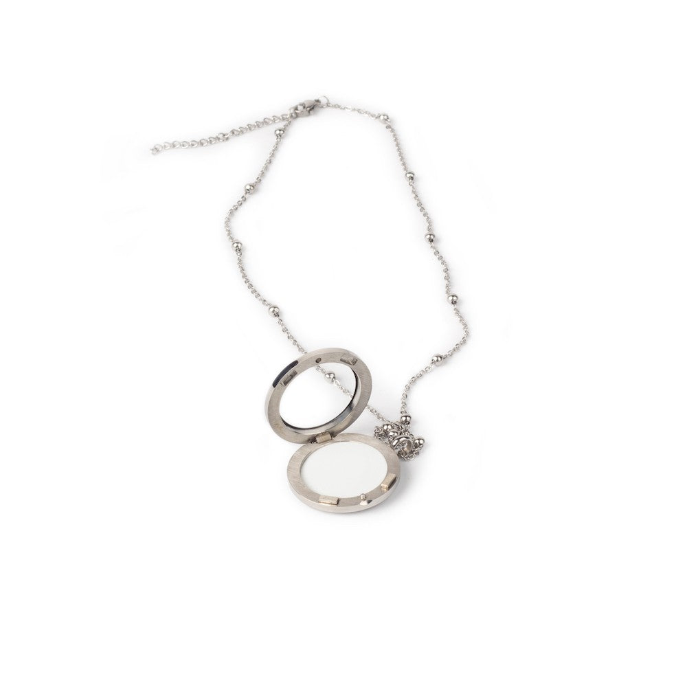 Sub Necklace w/locket beaded ch