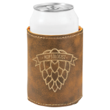 Can Coolers - Leatherette - Laser Engraved