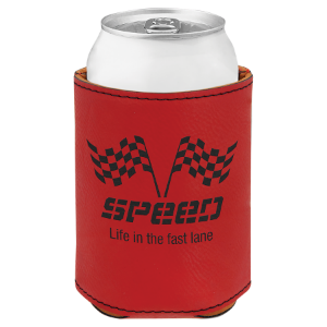 Can Coolers - Leatherette - Laser Engraved
