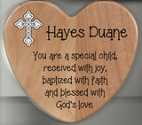 Heart Maple Box - Laser Engraved