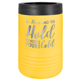 Beverage Holder Stainless Steel - Laser Engraved