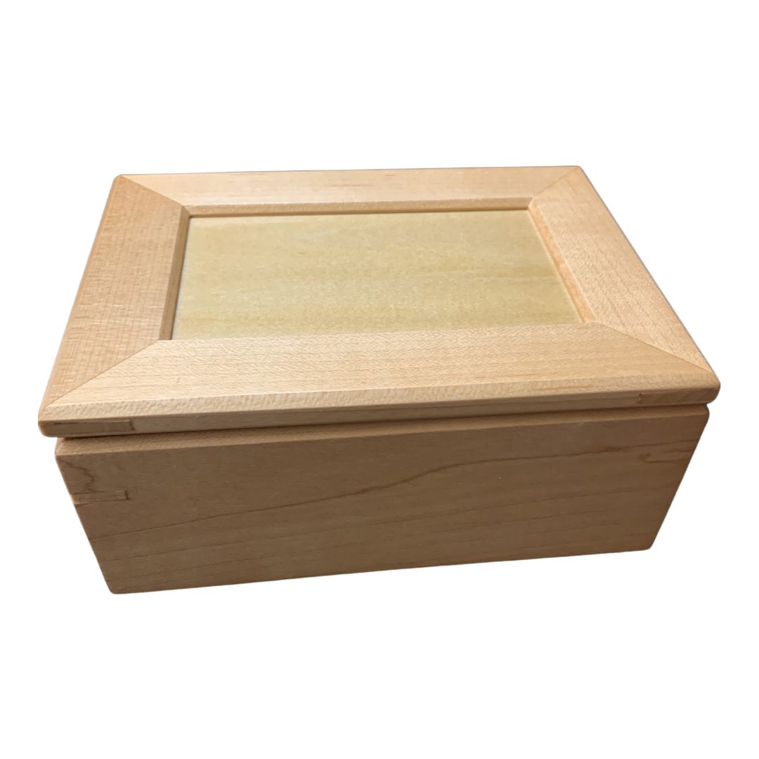 Alder Wood Box -  Laser Engraved