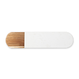 Cutting Board White Marble and Acacia