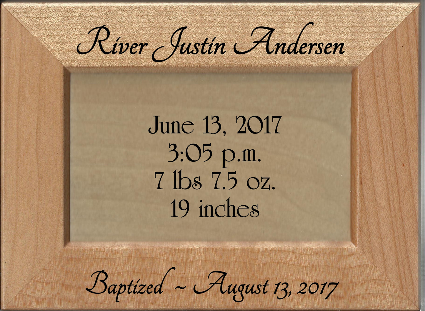 Alder Wood Box -  Laser Engraved