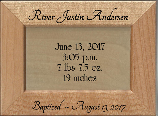 Alder Wood Box -  Laser Engraved