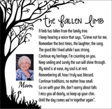 Photo Panel - Memorial Plaque - 6x6