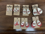 Earrings ISU IOWA UNI